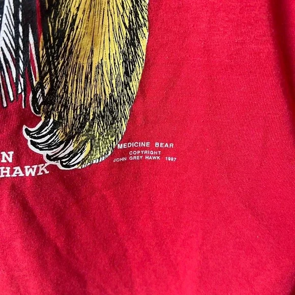 Vintage John Grey Hawk Tee - Picture 3 of 7